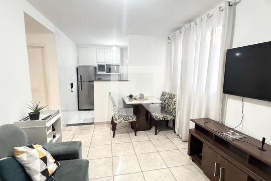Sala de apartamento à venda com 2 quartos, 55m² em Planalto, Belo Horizonte