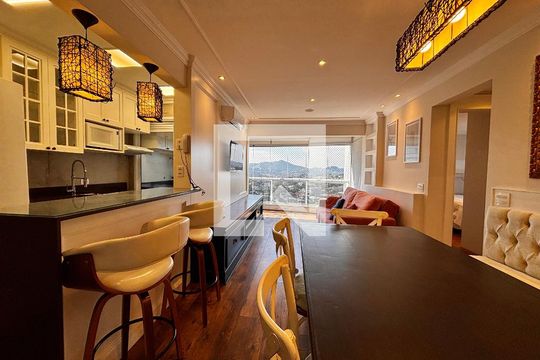 Sala de Jantar de apartamento para alugar com 2 quartos, 70m² em Melville Empresarial Ii, Barueri
