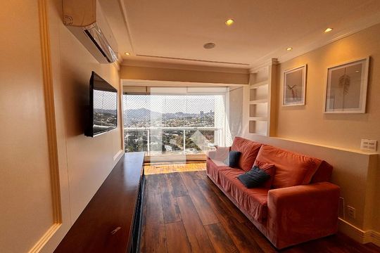 Sala de apartamento para alugar com 2 quartos, 70m² em Melville Empresarial Ii, Barueri