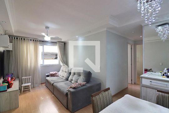 Sala de apartamento à venda com 2 quartos, 54m² em Paulicéia, São Bernardo do Campo