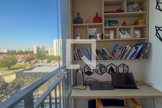 Sala,Cozinha e Área de Serviço de apartamento à venda com 2 quartos, 40m² em Vila Cruzeiro, São Paulo