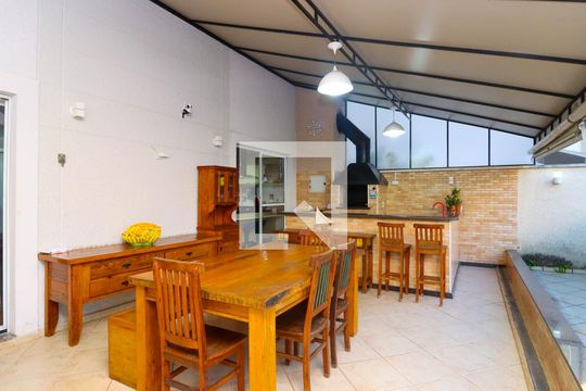 Varanda gourmet de casa de condomínio à venda com 3 quartos, 160m² em Vila Andrade, São Paulo