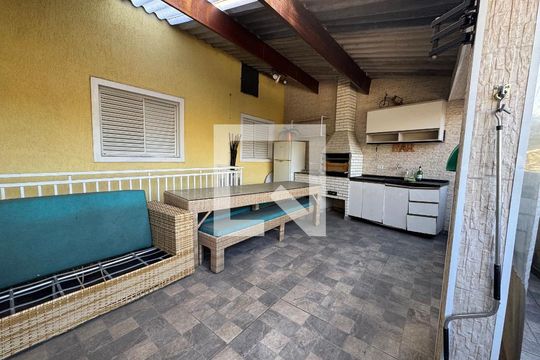 Varanda gourmet de casa para alugar com 2 quartos, 76m² em Bandeiras, Osasco