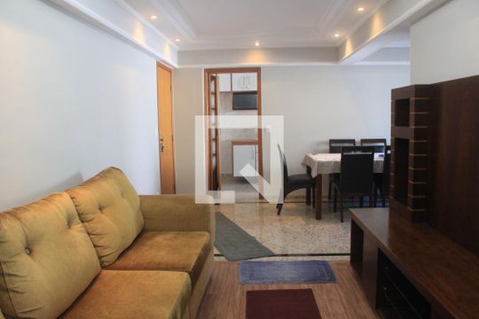 Sala de apartamento para alugar com 2 quartos, 75m² em Santa Maria, São Caetano do Sul