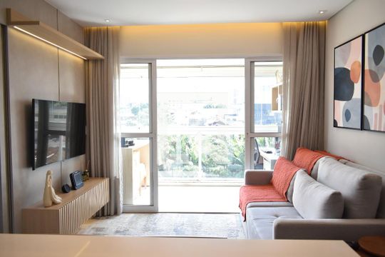 Sala de apartamento para alugar com 1 quarto, 40m² em Vila da Saúde, São Paulo