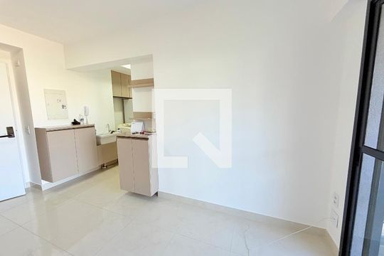 Sala/cozinha  de apartamento para alugar com 2 quartos, 59m² em Brooklin, São Paulo