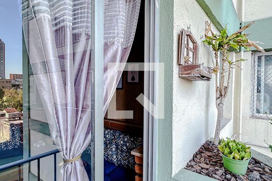 Varanda de apartamento à venda com 2 quartos, 55m² em Vila Carrão, São Paulo