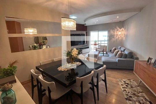Sala de apartamento para alugar com 4 quartos, 122m² em Jardim Bonfiglioli, Jundiaí