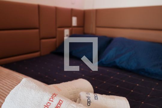 Sala/Quarto de apartamento para alugar com 1 quarto, 24m² em Boqueirão, Santos