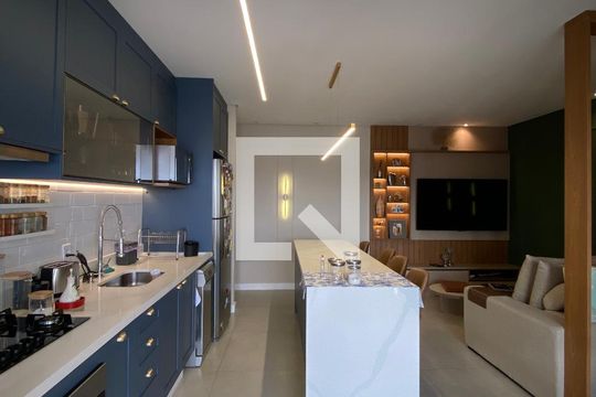 Sala - Cozinha de apartamento à venda com 3 quartos, 75m² em Umuarama, Osasco