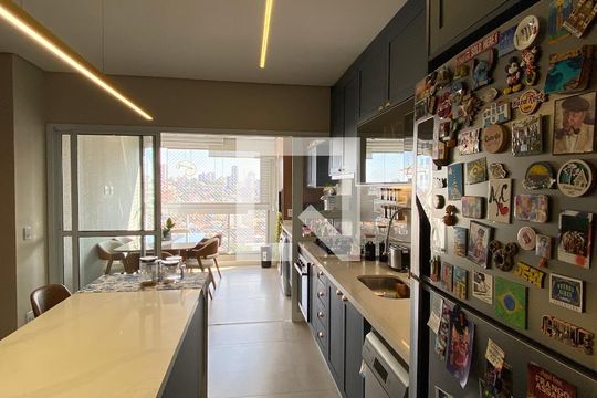 Sala - Cozinha de apartamento à venda com 3 quartos, 75m² em Umuarama, Osasco