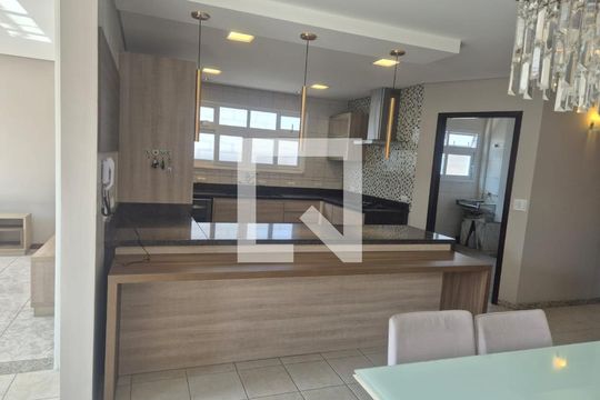 Sala de Jantar de casa para alugar com 4 quartos, 267m² em Mossunguê, Curitiba