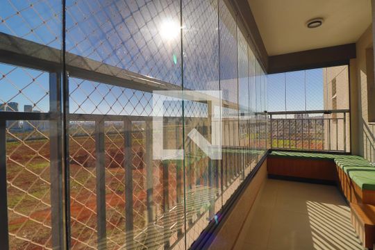 Varanda gourmet de apartamento para alugar com 3 quartos, 103m² em Jardim Sul, Uberlândia