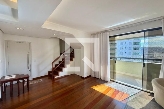 Sala  de apartamento à venda com 4 quartos, 340m² em Serra, Belo Horizonte