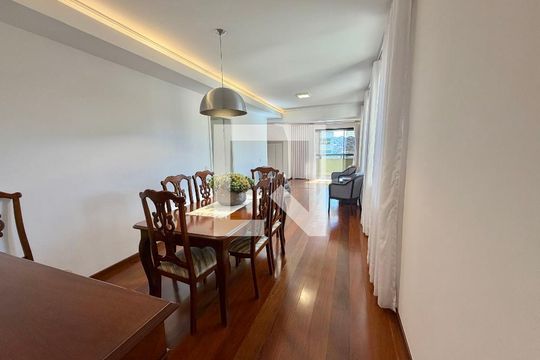 Sala de Jantar de apartamento à venda com 4 quartos, 340m² em Serra, Belo Horizonte