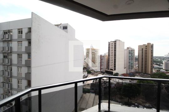 Sacada da Sala de apartamento para alugar com 1 quarto, 54m² em Centro, Uberlândia