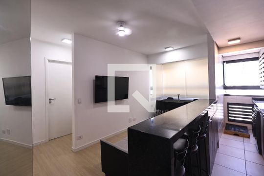 Sala de apartamento à venda com 2 quartos, 42m² em Campestre, Santo André