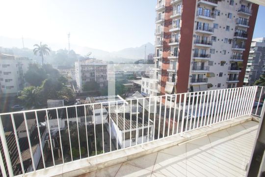 Varanda da Sala de apartamento para alugar com 3 quartos, 87m² em Pechincha, Rio de Janeiro