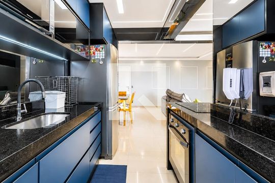 Cozinha de apartamento para alugar com 2 quartos, 72m² em Jardim Florida, Jundiaí