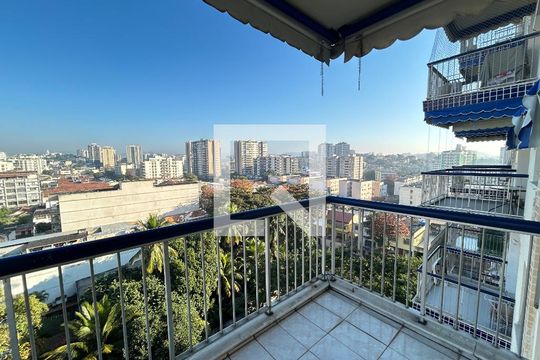 Varanda da Sala de apartamento para alugar com 2 quartos, 65m² em Cachambi, Rio de Janeiro
