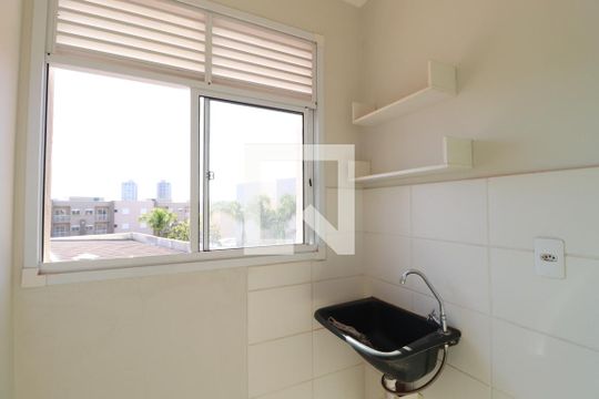 Cozinha de apartamento para alugar com 2 quartos, 50m² em Bonfim Paulista, Ribeirão Preto