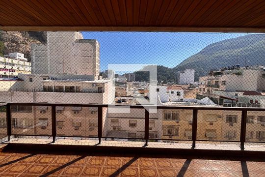 Varanda da sala  de apartamento para alugar com 3 quartos, 230m² em Copacabana, Rio de Janeiro