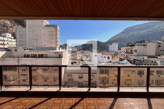 Varanda da sala  de apartamento para alugar com 3 quartos, 230m² em Copacabana, Rio de Janeiro