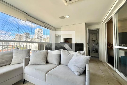 Varanda de apartamento para alugar com 3 quartos, 97m² em Chácara Inglesa, São Paulo