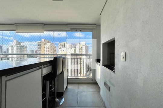 Varanda de apartamento para alugar com 3 quartos, 97m² em Chácara Inglesa, São Paulo