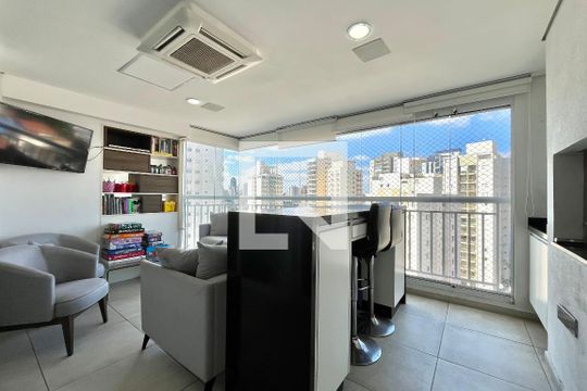 Varanda de apartamento para alugar com 3 quartos, 97m² em Chácara Inglesa, São Paulo
