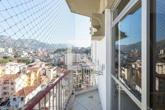 Varanda da Sala de apartamento para alugar com 2 quartos, 98m² em Engenho Novo, Rio de Janeiro