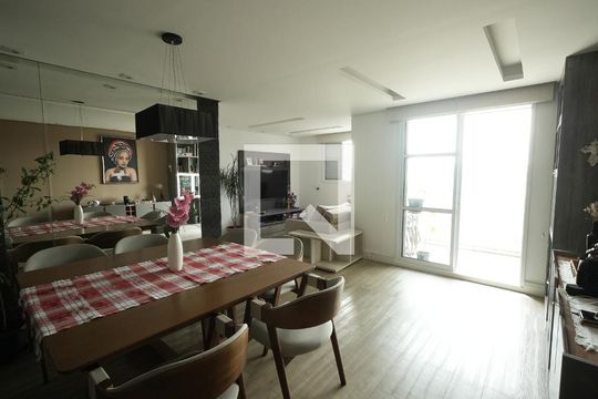 Sala de apartamento à venda com 2 quartos, 73m² em Jardim, Santo André