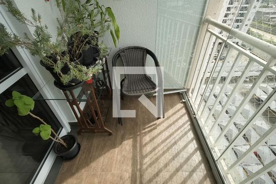 Varanda da Sala de apartamento à venda com 2 quartos, 73m² em Jardim, Santo André