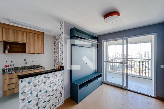 Sala de apartamento para alugar com 1 quarto, 34m² em Tatuapé, São Paulo