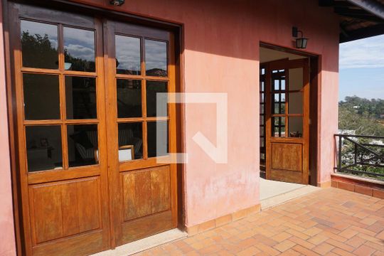 Varanda da Sala de casa de condomínio para alugar com 4 quartos, 300m² em Jardim Indaia, Embu das Artes