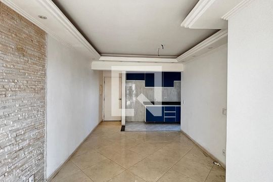 Sala - Sala de Jantar  de apartamento para alugar com 3 quartos, 66m² em Vila Curuçá, Santo André