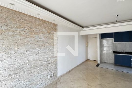 Sala - Sala de Jantar  de apartamento para alugar com 3 quartos, 66m² em Vila Curuçá, Santo André