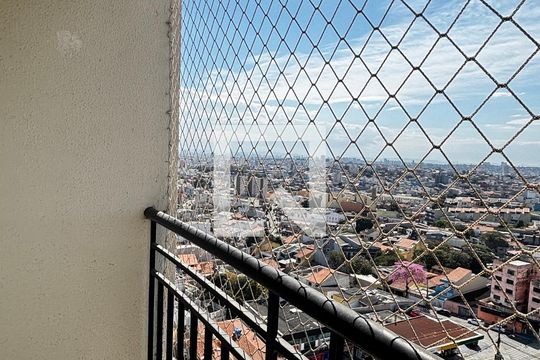 Sala - Sala de Jantar Varanda de apartamento para alugar com 3 quartos, 66m² em Vila Curuçá, Santo André
