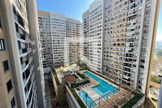 Vista da sala de apartamento para alugar com 2 quartos, 44m² em Butantã, São Paulo