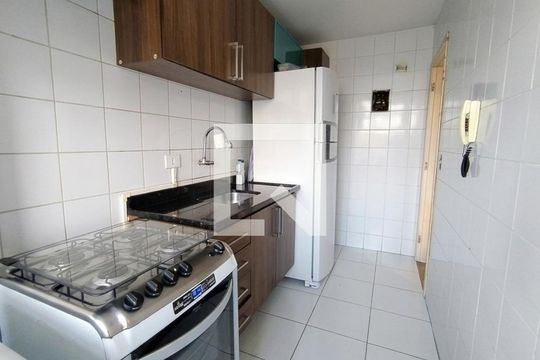 Cozinha de apartamento à venda com 2 quartos, 45m² em Campo Grande, Rio de Janeiro