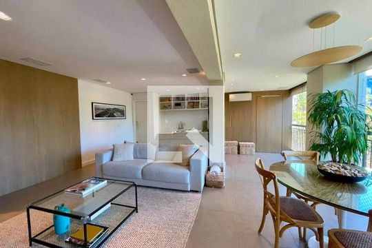 Sala de apartamento para alugar com 3 quartos, 138m² em Santo Amaro, São Paulo