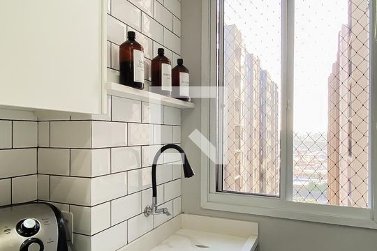 Área de Serviço de apartamento para alugar com 2 quartos, 42m² em Jardim Jaú (zona Leste), São Paulo