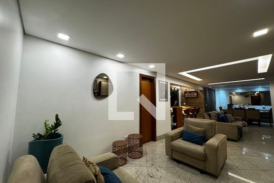 Sala de apartamento à venda com 4 quartos, 170m² em Silveira, Belo Horizonte