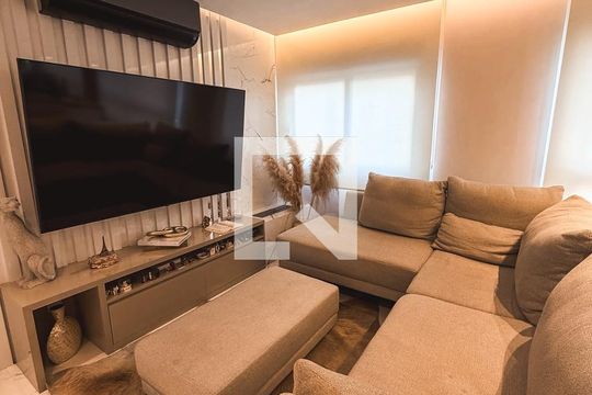 Sala de apartamento à venda com 2 quartos, 67m² em São Sebastião, Porto Alegre