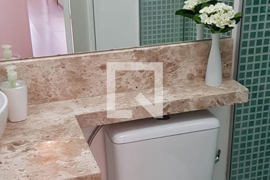 Banheiro de apartamento à venda com 3 quartos, 70m² em City América, São Paulo