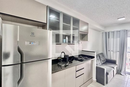 Sala/Cozinha de apartamento para alugar com 1 quarto, 36m² em Belenzinho, São Paulo