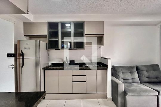 Sala/Cozinha de apartamento para alugar com 1 quarto, 36m² em Belenzinho, São Paulo