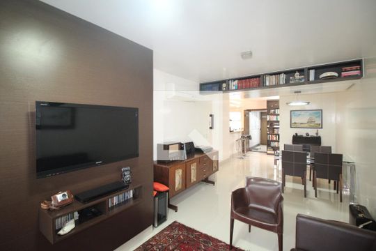 Sala de apartamento à venda com 1 quarto, 65m² em Auxiliadora, Porto Alegre