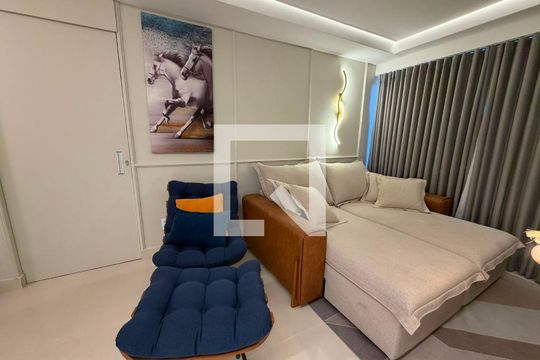 Sala/cozinha de apartamento para alugar com 2 quartos, 65m² em Jardim Europa, Goiânia