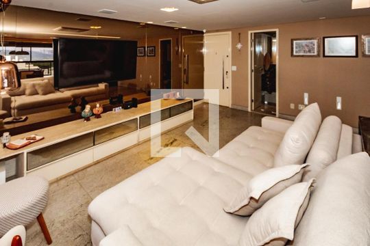 Sala de apartamento à venda com 4 quartos, 188m² em Liberdade, Belo Horizonte